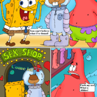 Sponge Bob and friends visit a Sex Shop