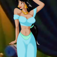 Princess Jasmine fucked by the Genie