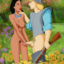 Pocahontas meets John Smith's love gun