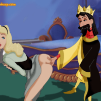 The horny King impales Aurora with his royal cock