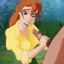 Jane teaches Tarzan the art of oral pleasure!