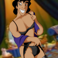 Aladdin has a naughty secret!