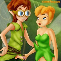 Tinkerbell has hardcore sex with Clank