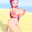 Sexy WINX babies with big titties get naughty on the beach