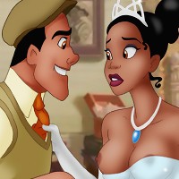 Tiana giving Prince Naveen some wicked head!