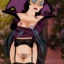 Dark Queen Narisse is sensual black garter and stockings