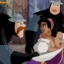 Esmeralda gets a hardcore double penetration fuck from the palace guards