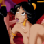 Jasmine giving Jafar a hot blowjob