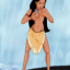 Pocahontas takes a steamy nude bath under the water creek!
