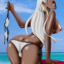Kida hits the beach, gets naked and very naughty