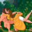 Tarzan and Jane having hardcore jungle sex together!