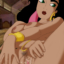 Esmeralda masturbates to Hunchback's erotic stories