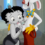 Betty Boop sucks Roger Rabbit's bunny cock