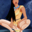 Pocahontas tries on a pair of pantyhose