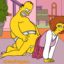 The Flanders discover hardcore sex with Homer