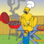 Homer has a wild sexual barbeque