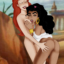 Esmeralda and Ariel enjoy intense lesbian love making!