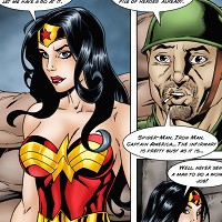 Hulk comics. Part I. Wonder Woman and Hulk in heated one on one!